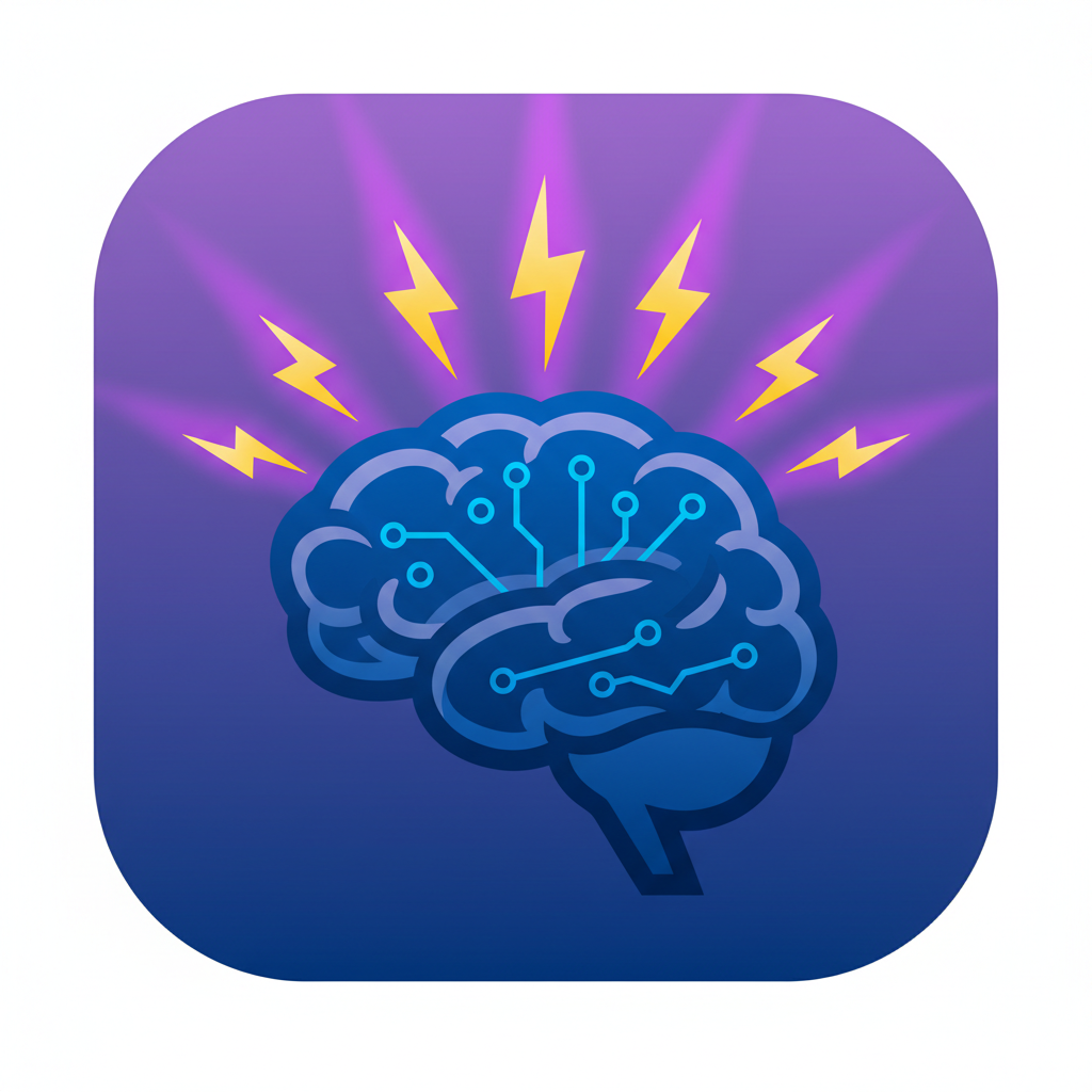 Create an icon that symbolizes brain power.